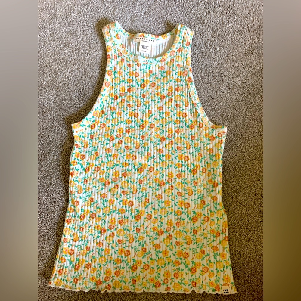 Billabong floral tank top